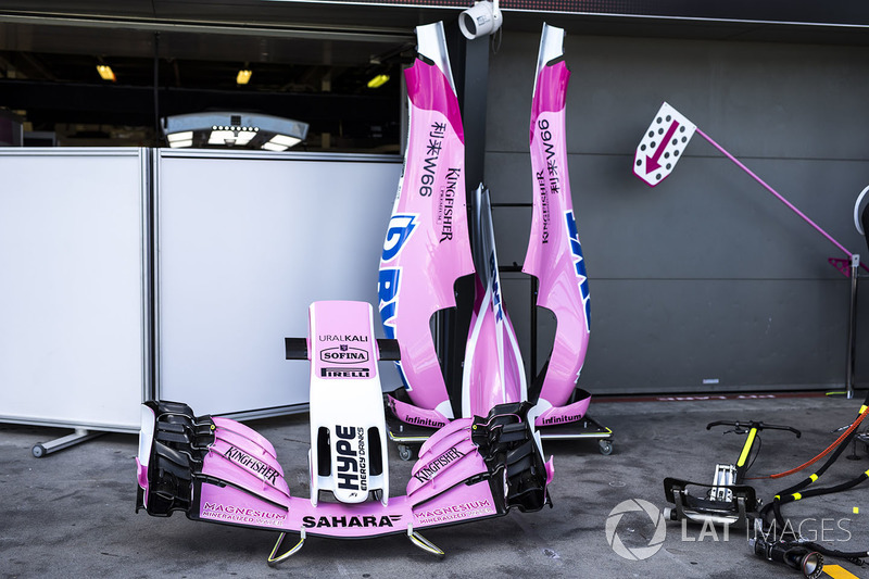 Force India VJM11 nose and front wing