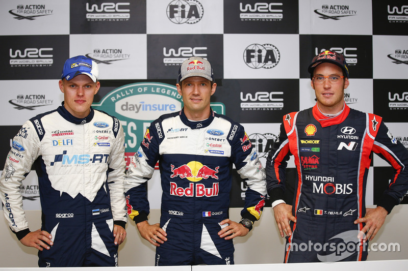 Ott Tänak, M-Sport, Sébastien Ogier, Campeón 2017, M-Sport, Thierry Neuville, Hyundai Motorsport.