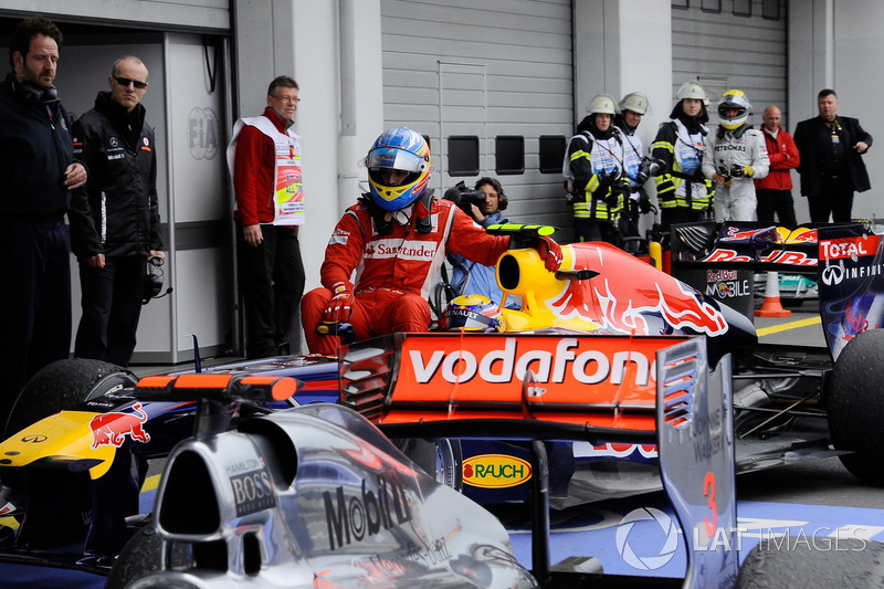 2011 Nürburgring: Mark Webber, Fernando Alonso