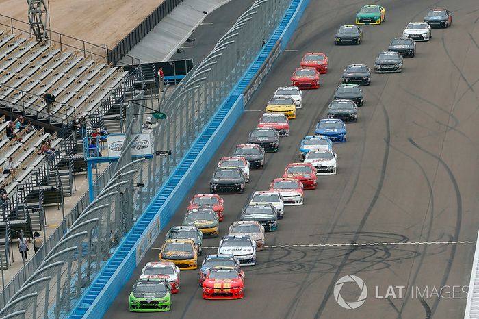 Brad Keselowski, Team Penske, Ford Mustang Fitzgerald Glider Kits,  Justin Allgaier, JR Motorsports, Chevrolet Camaro BRANDT Professional Agriculture
