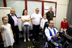 Fahrer Dario Pergolini im Simulator