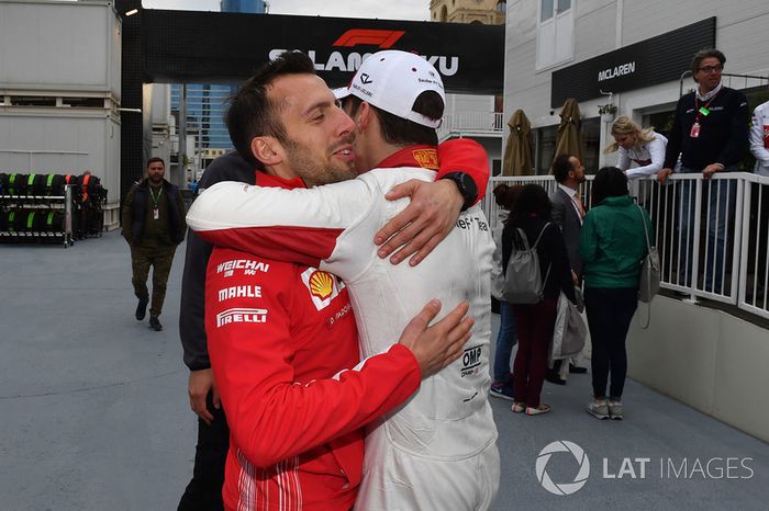 Charles Leclerc, Sauber celebra