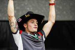 Santino Ferrucci, Haas F1 Team, en el escenario