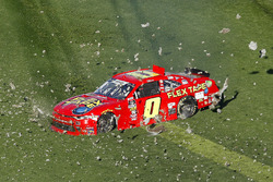 Garrett Smithley, JD Motorsports, Flex Tape Chevrolet Camaro crashes
