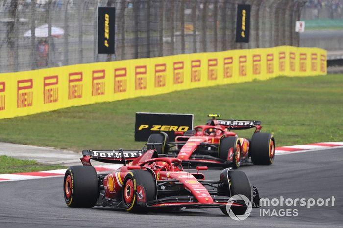 Charles Leclerc, Ferrari SF-24, Carlos Sainz, Ferrari SF-24