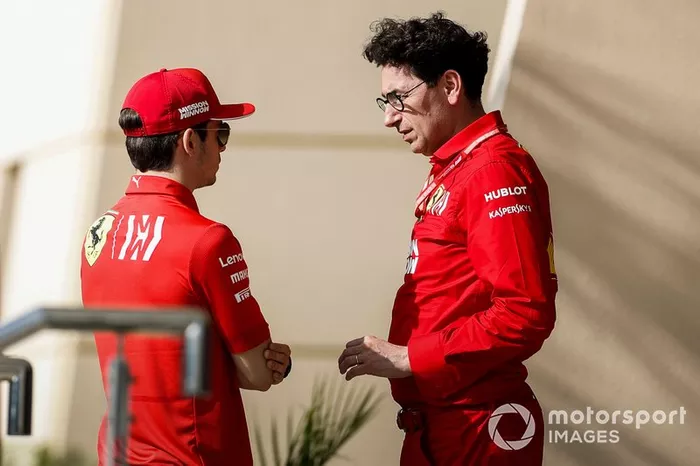 Mattia Binotto explicou depois: 
