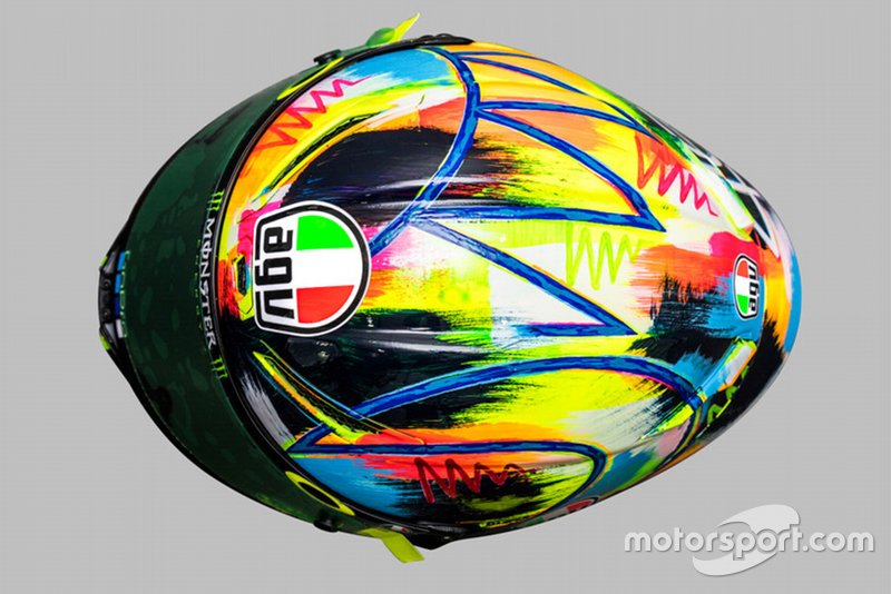 Helmet of Valentino Rossi, Yamaha Factory Racing