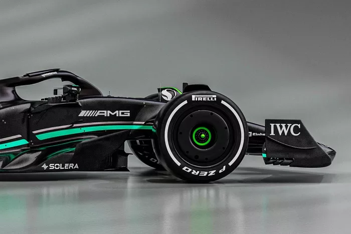 Mercedes W14 detail
