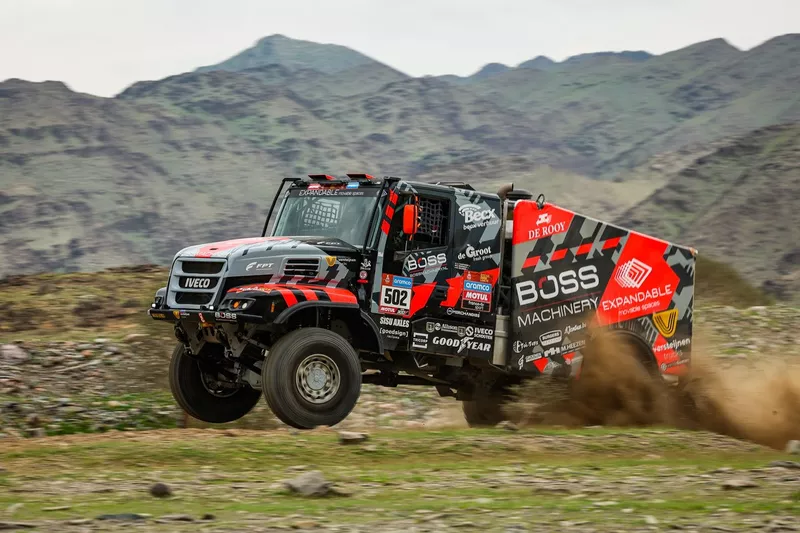 #502 Boss Machinery Team De Rooy Iveco: Janus van Kasteren, Darek Rodewald, Marcel Snijders