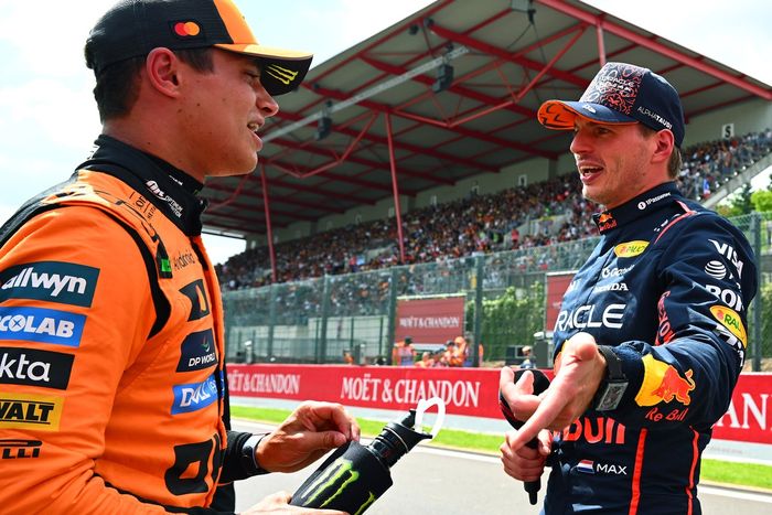 Max Verstappen, Red Bull Racing, Lando Norris, McLaren 