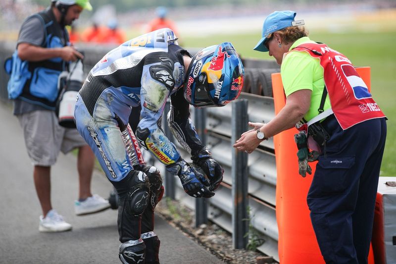 Alex Márquez, Gresini Racing tras su caída