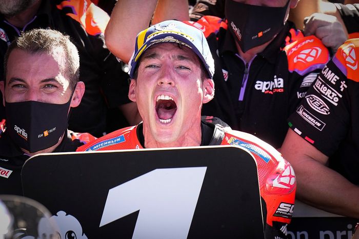 El ganador Aleix Espargaró, Aprilia Racing