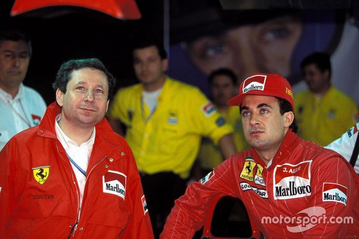 Jean Todt y Jean Alesi, Ferrari