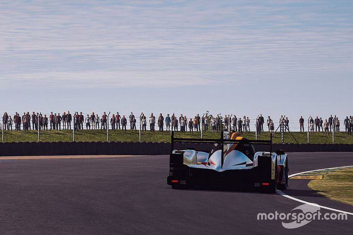 #20 Team Redline Oreca 07 LMP2: Max Verstappen, Lando Norris, Atze Kerkhof, Greger Huttu