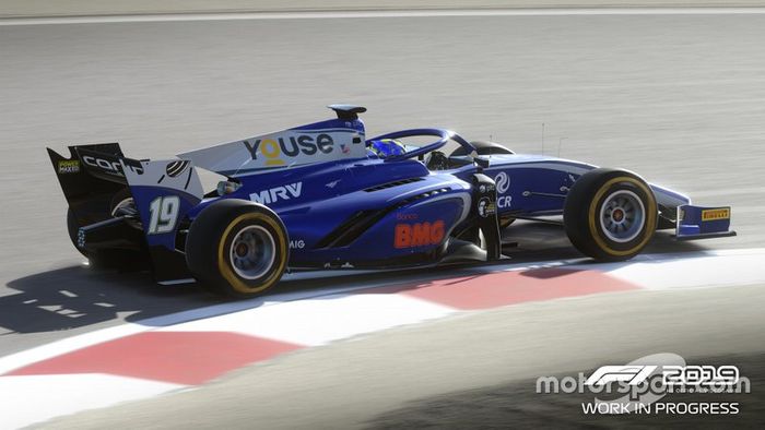 Imagen de la F2 en el 'F1 2019'