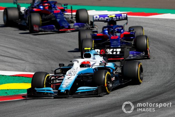 Robert Kubica, Williams FW42, Alexander Albon, Toro Rosso STR14, Daniil Kvyat, Toro Rosso STR14