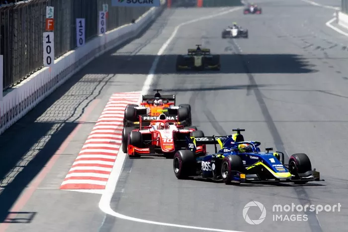 Louis Deletraz, CARLIN and Sean Gelael, PREMA RACING 