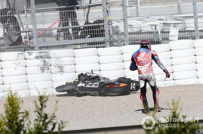 Caída de Stefan Bradl, Honda Racing