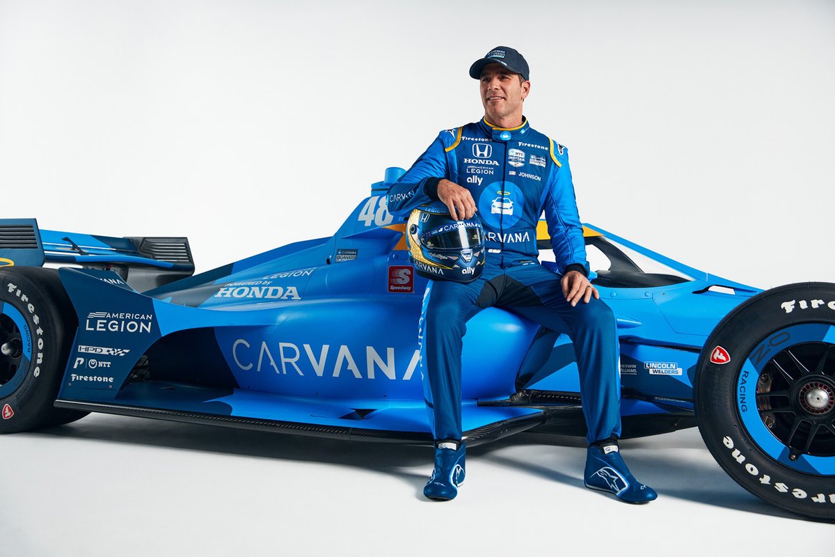 Jimmie Johnson, Carvana-backed Chip Ganassi Racing-Honda for 2022. 