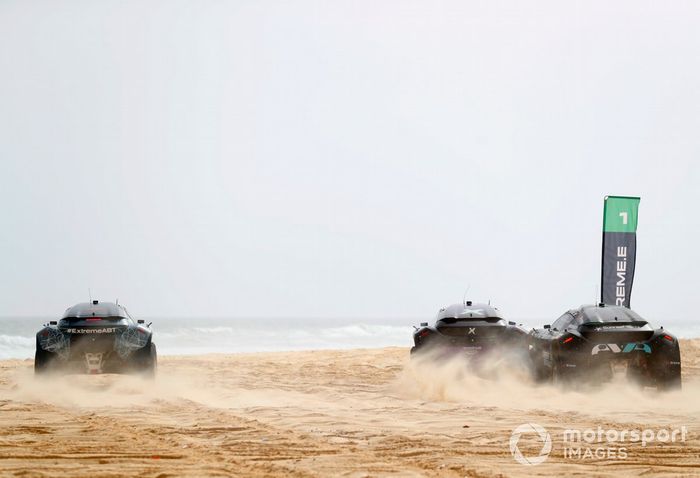 Jutta Kleinschmidt/Mattias Ekstrom, ABT CUPRA XE Cristina Gutiérrez, Sebastien Loeb, X44 and Molly Taylor, Johan Kristoffersson, Rosberg X Racing 