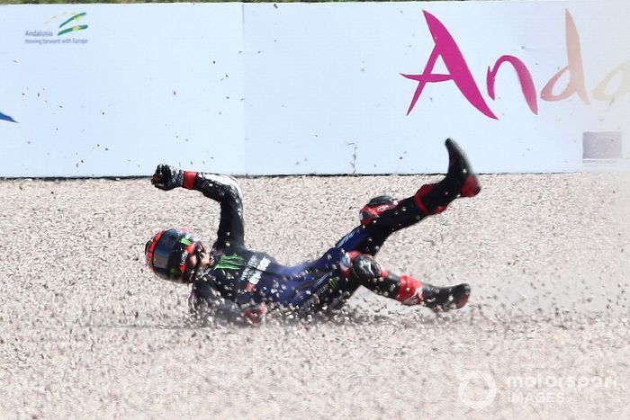 Fabio Quartararo, Yamaha Factory Racing crash