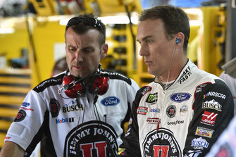 Kevin Harvick, Stewart-Haas Racing, Ford Fusion Jimmy John's and Rodney Childers