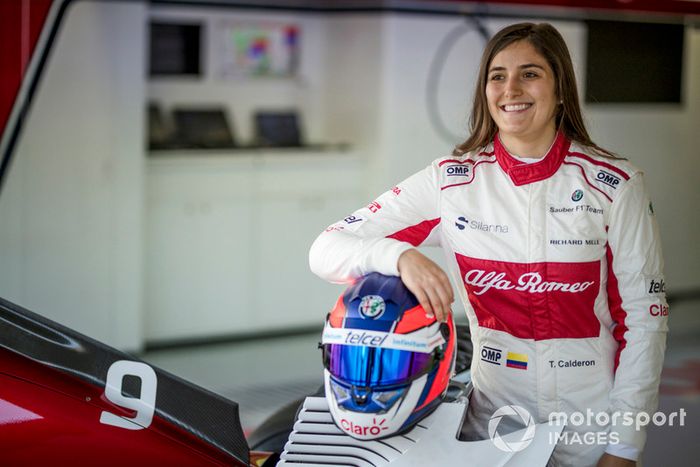 Tatiana Calderón, Sauber piloto de prueba