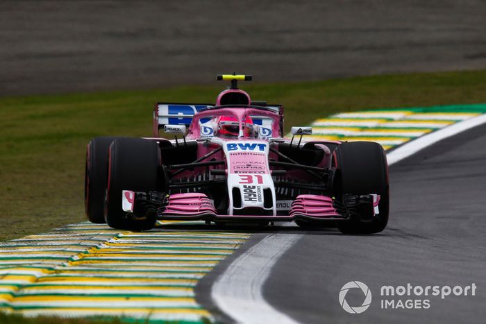 18: Esteban Ocon, Racing Point Force India VJM11, 1'08.770 (inc 5-place grid penalty)