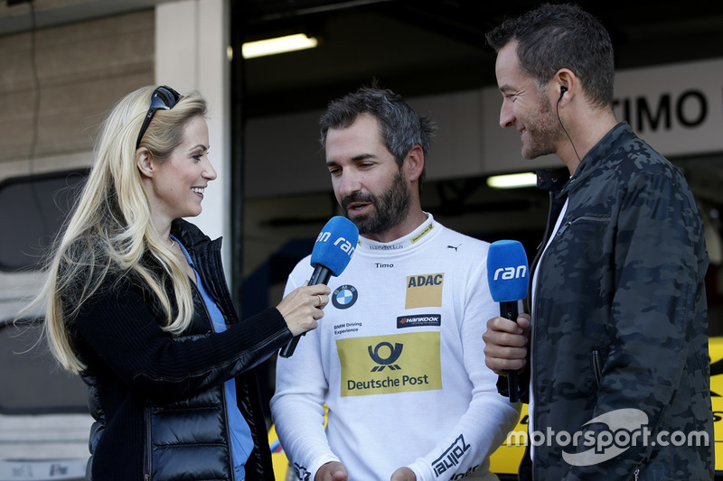 Andrea Kaiser, Sat 1 TV, Timo Glock, BMW Team RMG, Timo Scheider