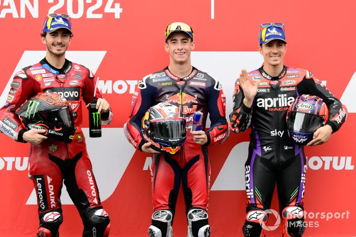 Francesco Bagnaia, Ducati, Pedro Acosta, Red Bull GASGAS Tech3, Maverick Vinales, Aprilia Racing Team