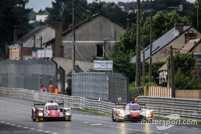 #46 Thiriet by TDS Racing Oreca 05 Nissan: Pierre Thiriet, Mathias Beche, Ryo Hirakawa, #41 Greaves Motorsport Ligier JSP2 Nissan: Memo Rojas, Julien Canal, Nathanael Berthon