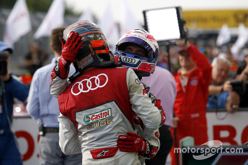 Edoardo Mortara Audi Sport Team Abt Sportsline, Audi RS 5 DTM; Miguel Molina Audi Sport Team Abt Spo