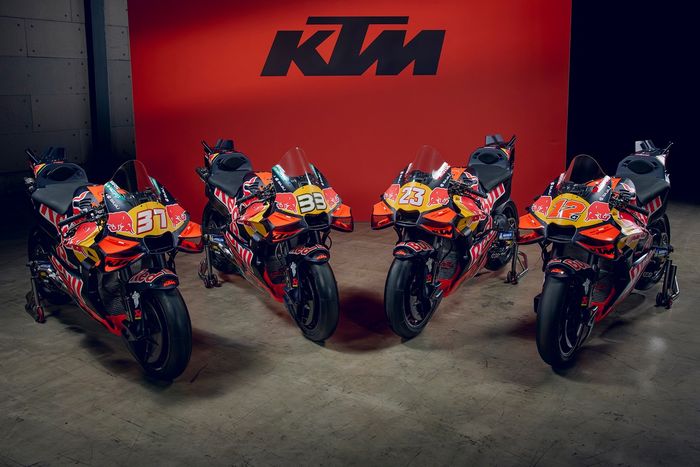 Diseño de Red Bull KTM Factory Racing, diseño de Red Bull KTM Tech3 