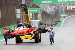 Unfallauto von Kimi Räikkönen, Ferrari SF16-H