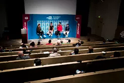 Nicki Shields interviews Jean-Eric Vergne, Techeetah, Lucas di Grassi, ABT Schaeffler Audi Sport & N