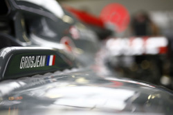 La voiture de Romain Grosjean, Haas F1 Team VF-17