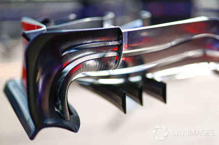 Scuderia Toro Rosso STR12, front wing detail