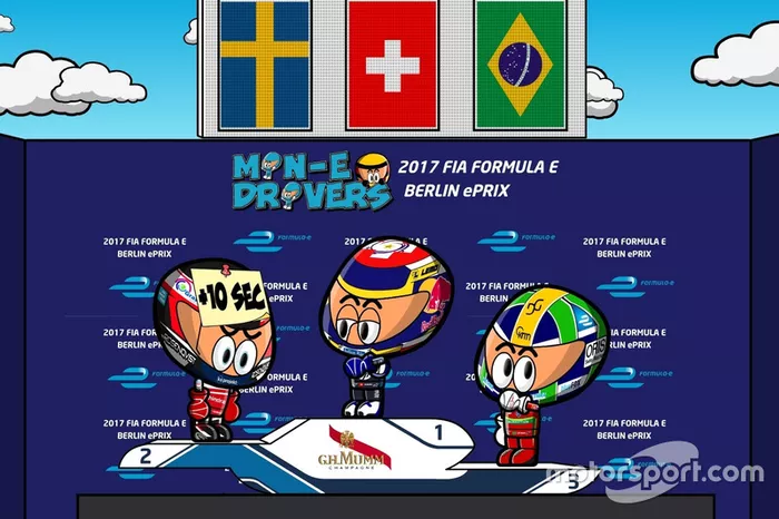 Segunda carrera del ePrix de Berlín 2016/2017 según los MinEdrivers