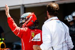 Ganador de la pole Kimi Raikkonen, Ferrari