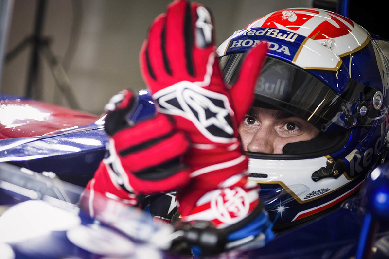 Dani Pedrosa tests a Toro Rosso