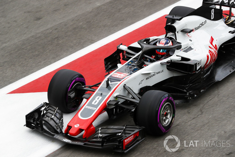 20: Ромен Грожан, Haas F1 Team VF-18 Ferrari – времени не показал