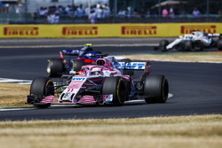 Sergio Perez, Force India VJM11, Pierre Gasly, Toro Rosso STR13
