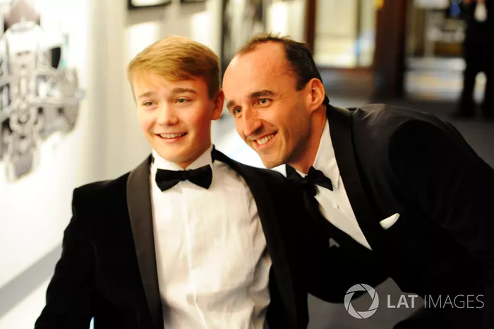 Robert Kubica se encuentra con Billy Monger