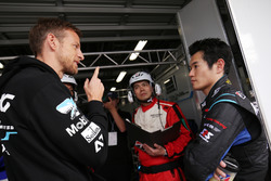 #100 Team Kunimitsu Honda NSX Concept GT: Naoki Yamamoto, Jenson Button