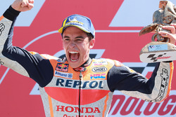 Podio: il vincitore della gara Marc Marquez, Repsol Honda Team
