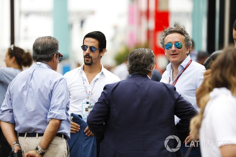 Alejandro Agag, PDG de la Formule E, avec Lucas di Grassi