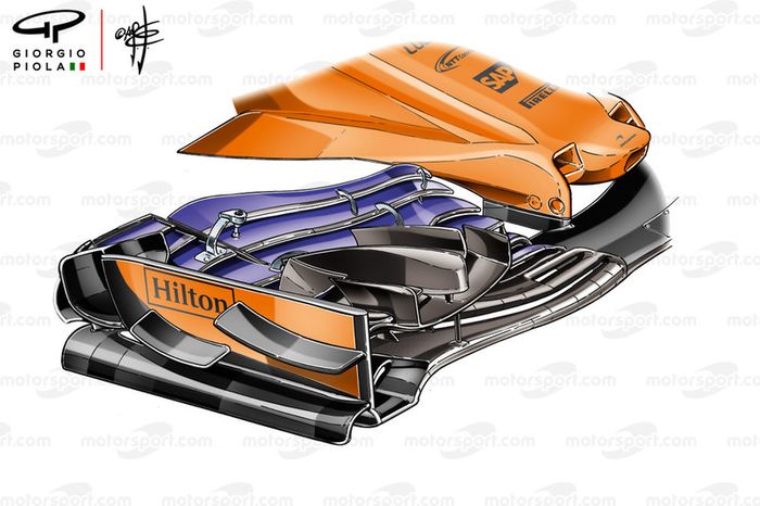 McLaren MCL33 alerón GP de Mónaco
