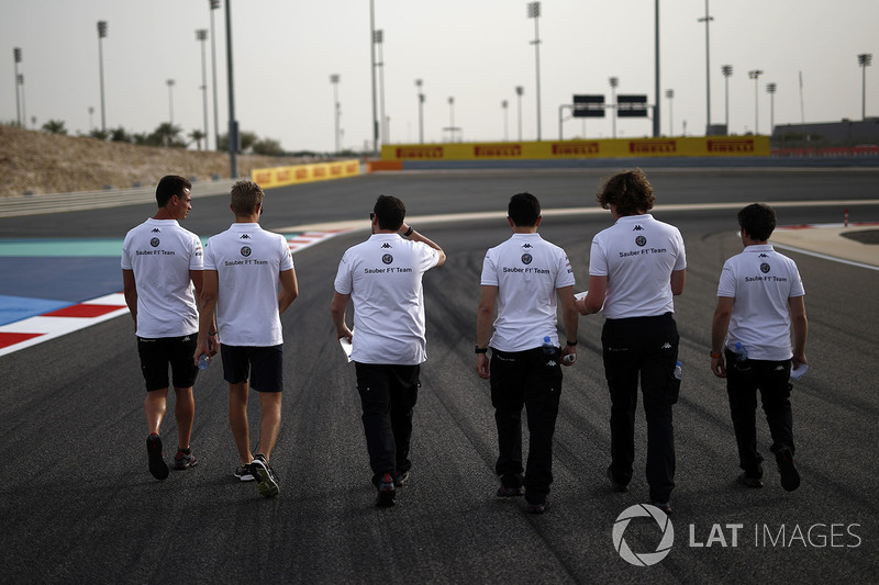 Marcus Ericsson, Sauber berjalan di trek