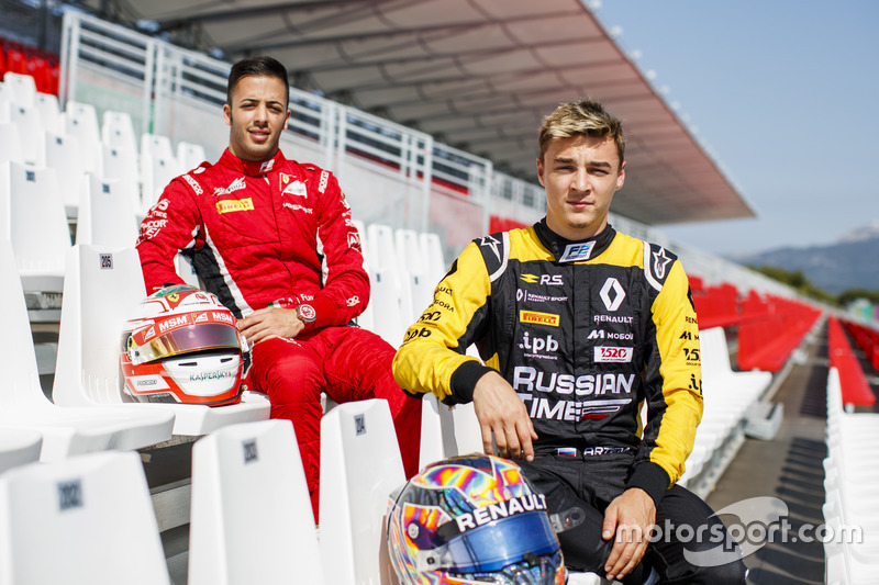 Les vainqueurs de Monaco : Antonio Fuoco et Artem Markelov