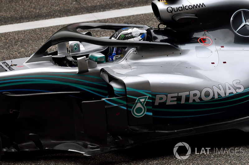 Valtteri Bottas, Mercedes-AMG F1 W09 EQ Power+ in parc ferme